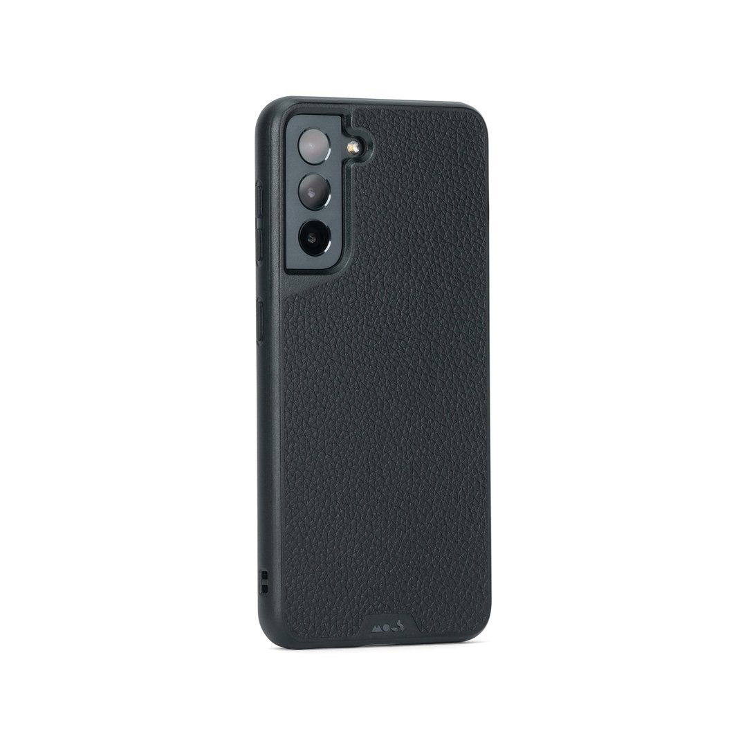 Black Leather Protective Phone Case - Limitless - US 1417